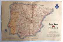 Antigo Mapa das Estradas da Península ACP