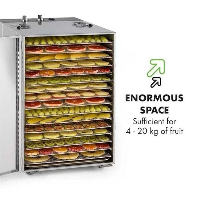 Сушка овочів, фруктів, грибів Klarstein Master Pro Jerky 16 сушилка