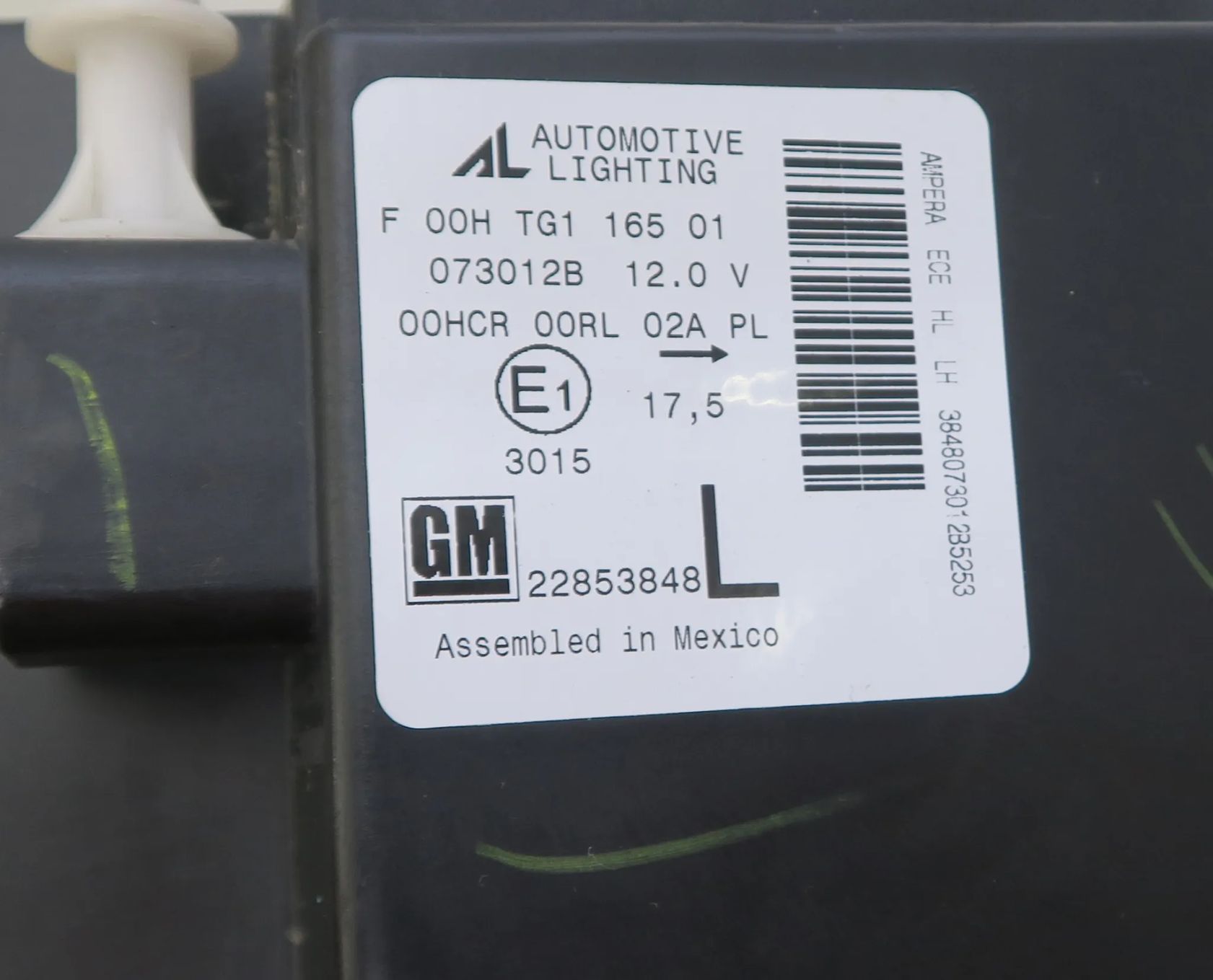 OPEL AMPERA E 2011 - 2015 reflektor Bi soczewka HIR 2 lewy ORYGINAŁ OE