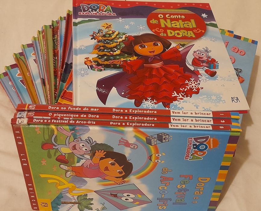 Lote de 17 Livros – Dora a Exploradora (Capa Dura)