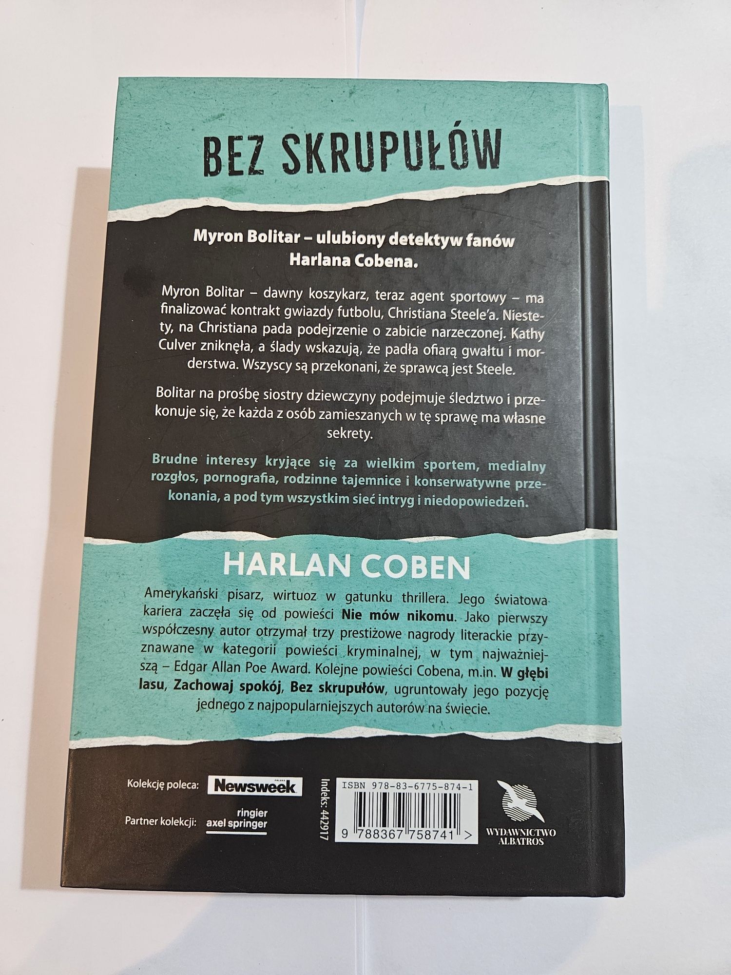Książka Harlan Coben Bez Skrupułów