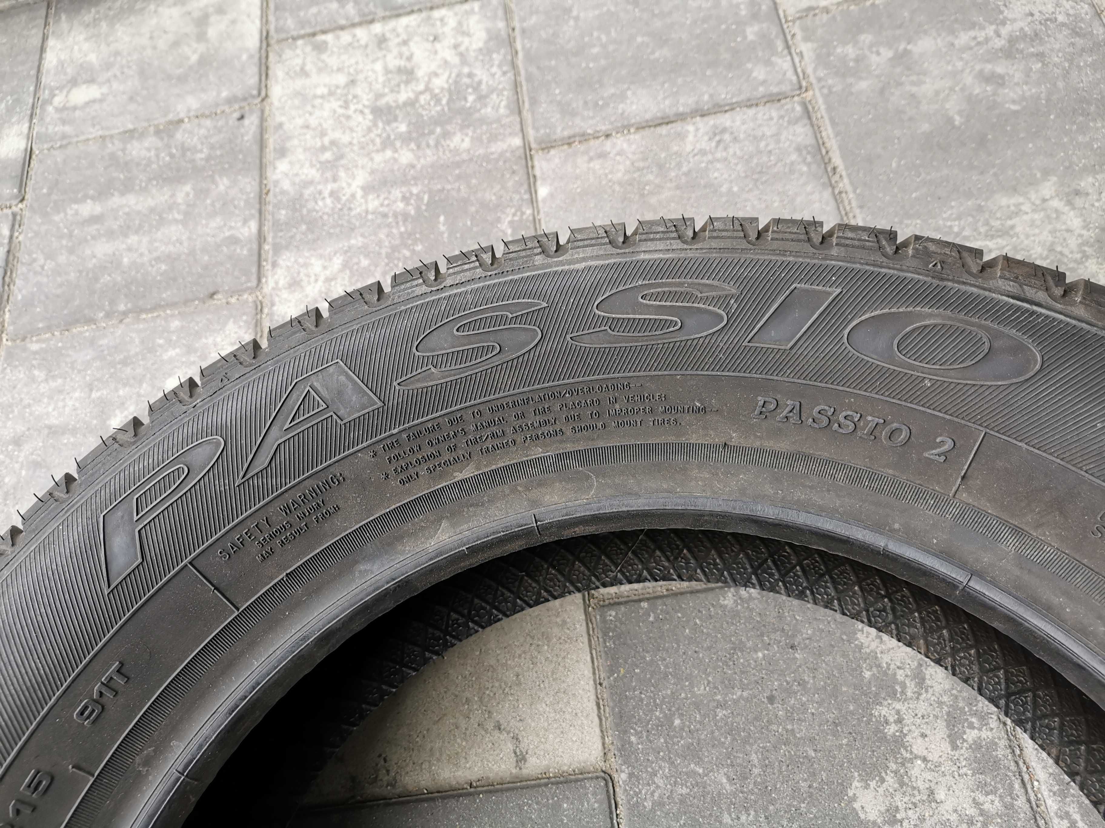 1x Dębica PASSIO 2 195/65r15 91T 7,3mm N0314