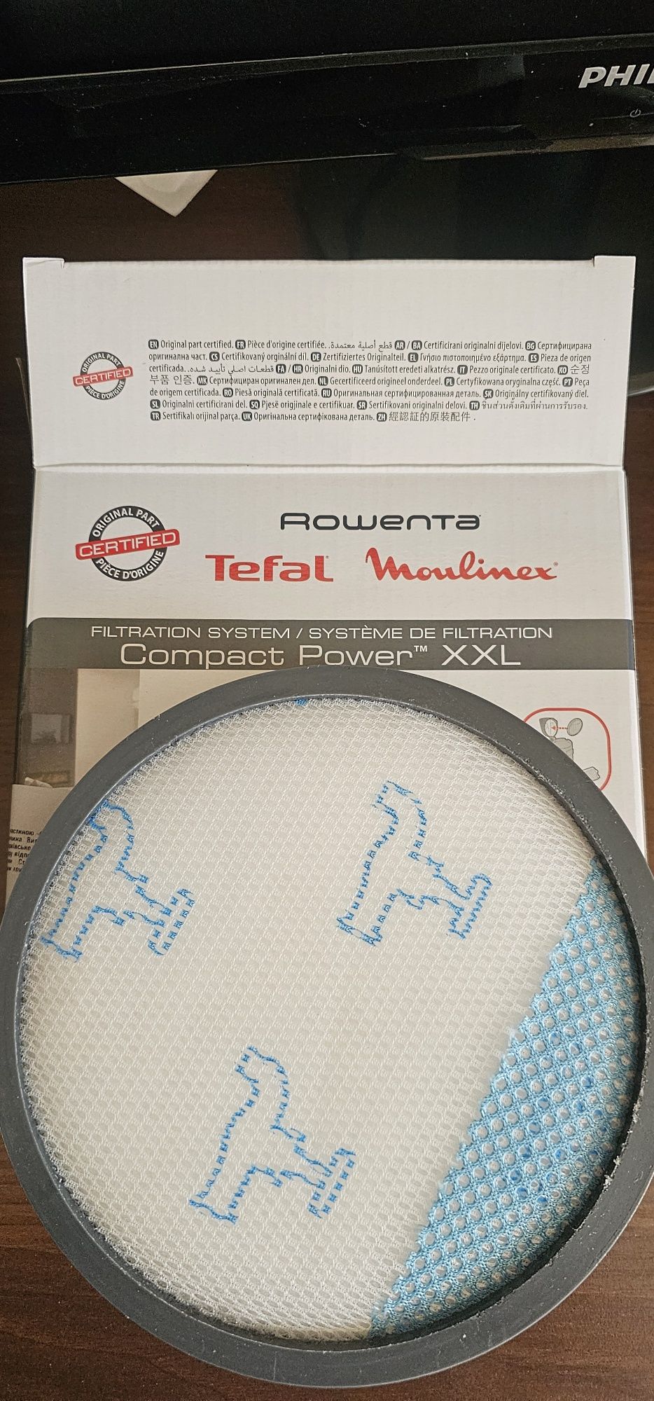 Фільтер на пилосос Rowenta Compact Power XXL