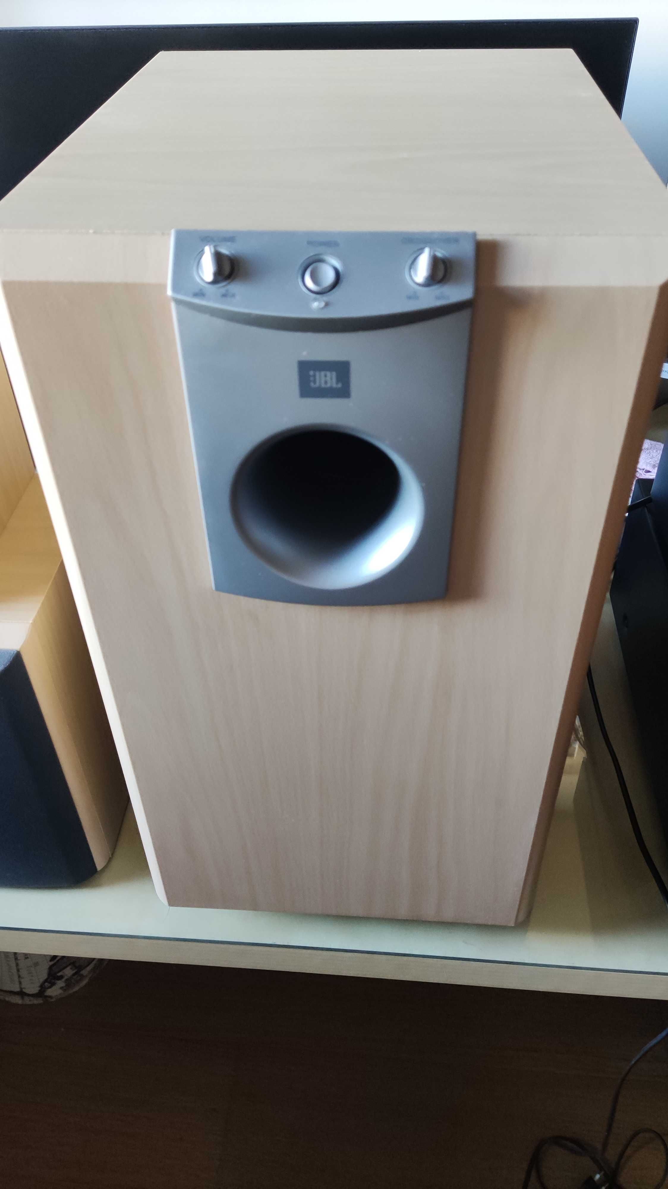 Colunas JBL 5.1 Som, Surround e Subwoofer