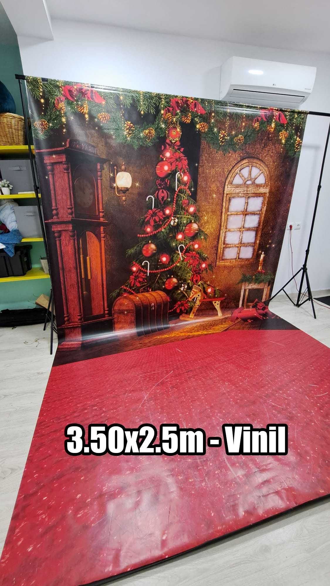Cenário Fotográfico NATAL em vinil.