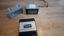 Radio samochodowe Kenwood DDX4015BT + wzmacniacz dwukanałowy Magnat