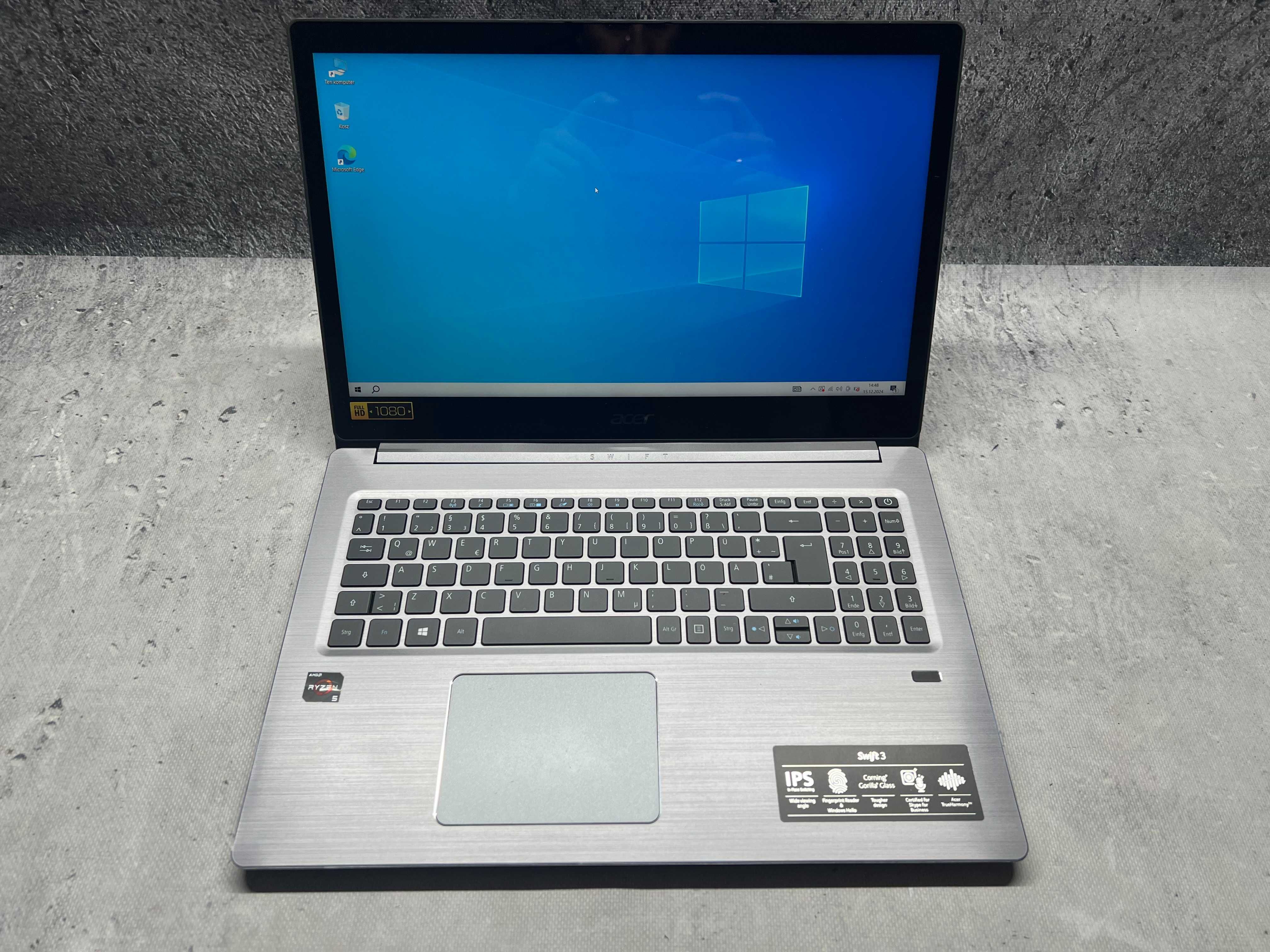 Acer Swift 315-41 / RYZEN 5 2500U/ 8GB DDR4/ 512GB SSD/ 15.6” FULLHD