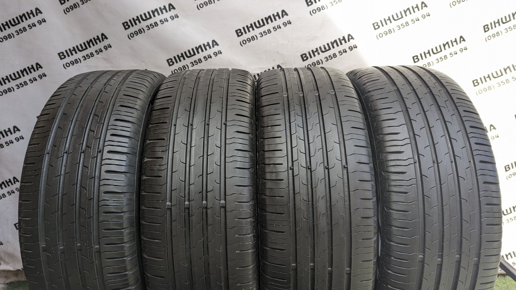 Шини 205/55 R 16 Continental EcoContact 6. Літо комплект. Колеса склад