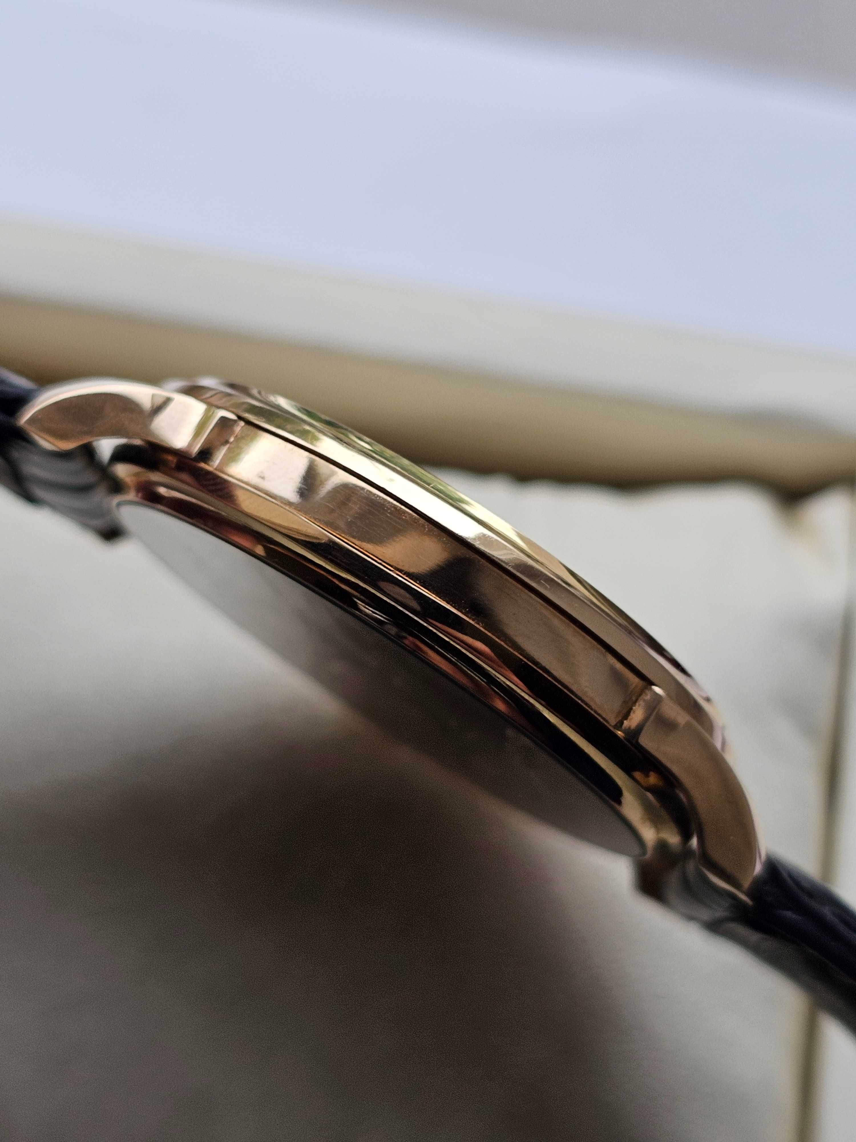 Złoty IWC Schaffhausen lite złoto 14K pasówka
