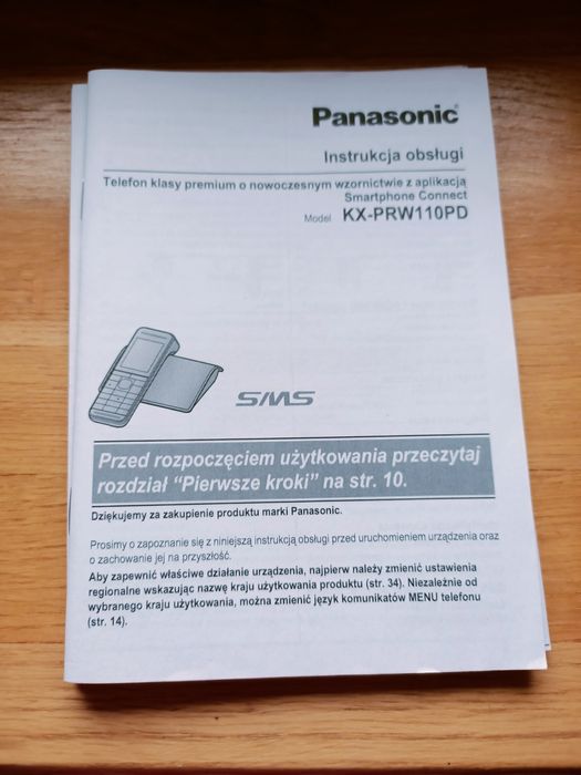 Telefon stacjonarny Panasonic KX-PRW110