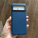 Google Pixel 8 etui niebieskie granatowe nowe plecki