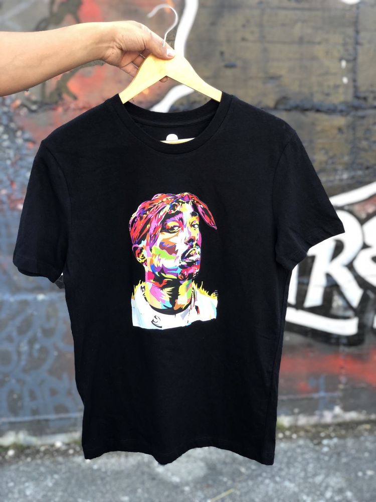 T-shirt hip hop nipsey hussle tupac