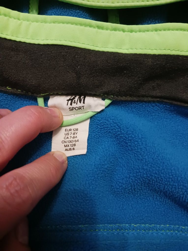 Kurtka softshel jesienna przejściówka H&M rozm. 128