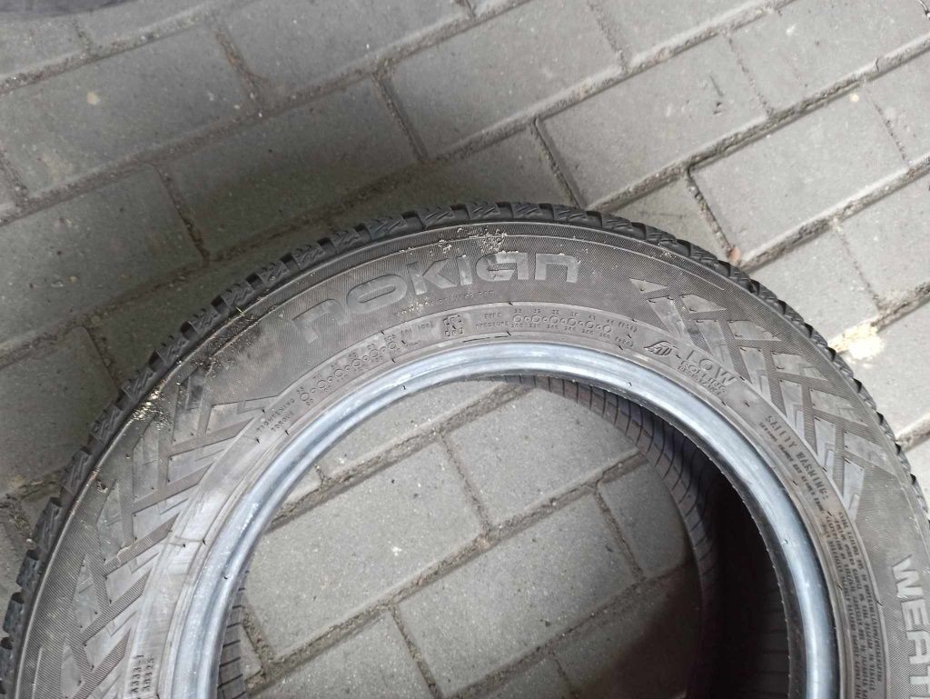 2 opony zimowe Nokian 175/65 14  6,41mm. Możliwy montaż