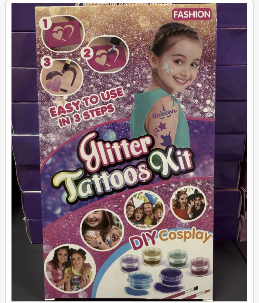 Zestaw do robienia tatuazy dla dzieci