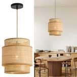 Lampa wisząca / lampka / rattanowa / boho / FORCOSO !A189!