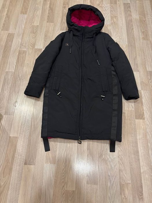 Куртка-парка осінь-зима,чорного кольору