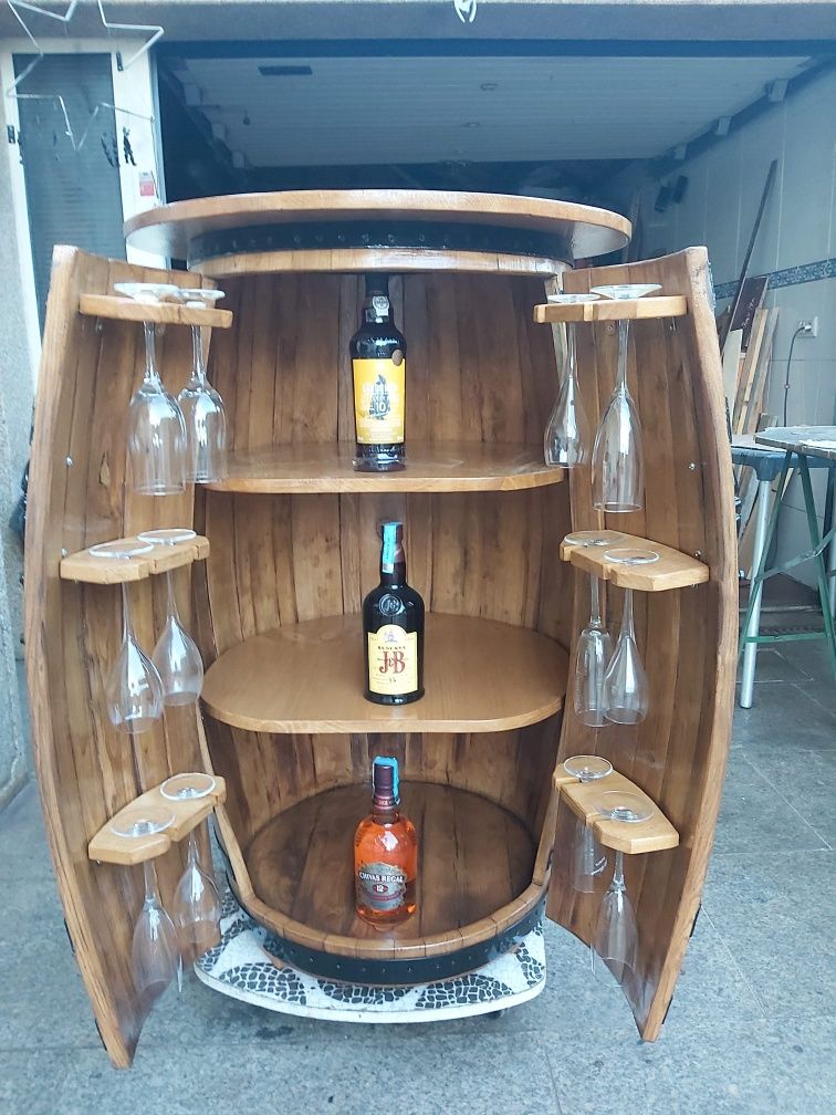 Barril bar - Pipa bar - Pipo bar - barril mesa