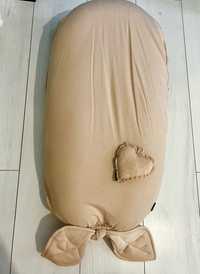 Poduszka ciążowa uniwersalna NEST by Poofi | nugat