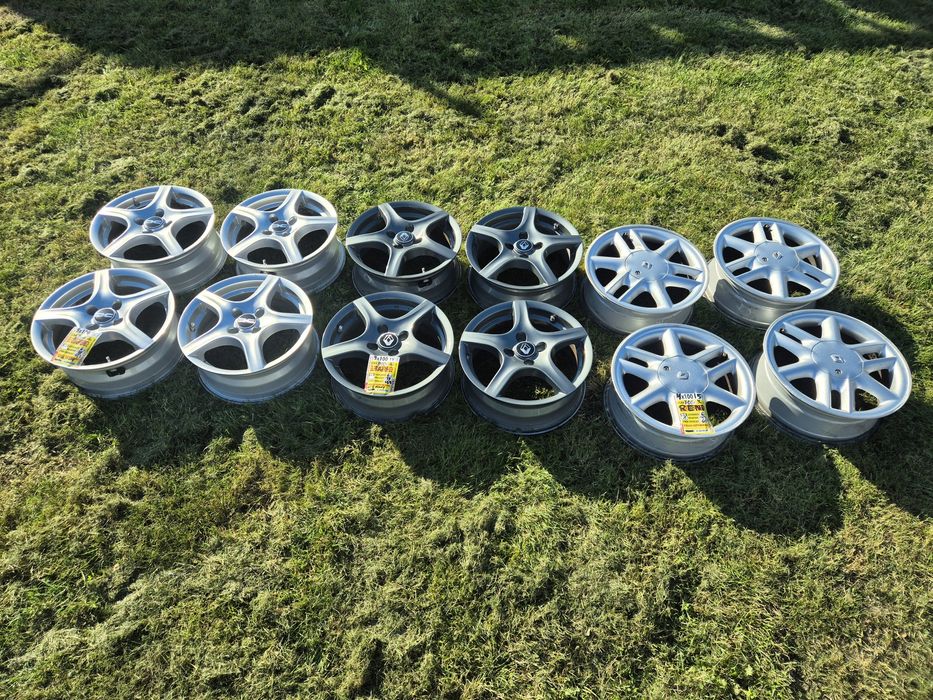Alufelgi 4x100 15Cali Renault Dacia OPEL HYUNDAI KIA TOYOTA nissan