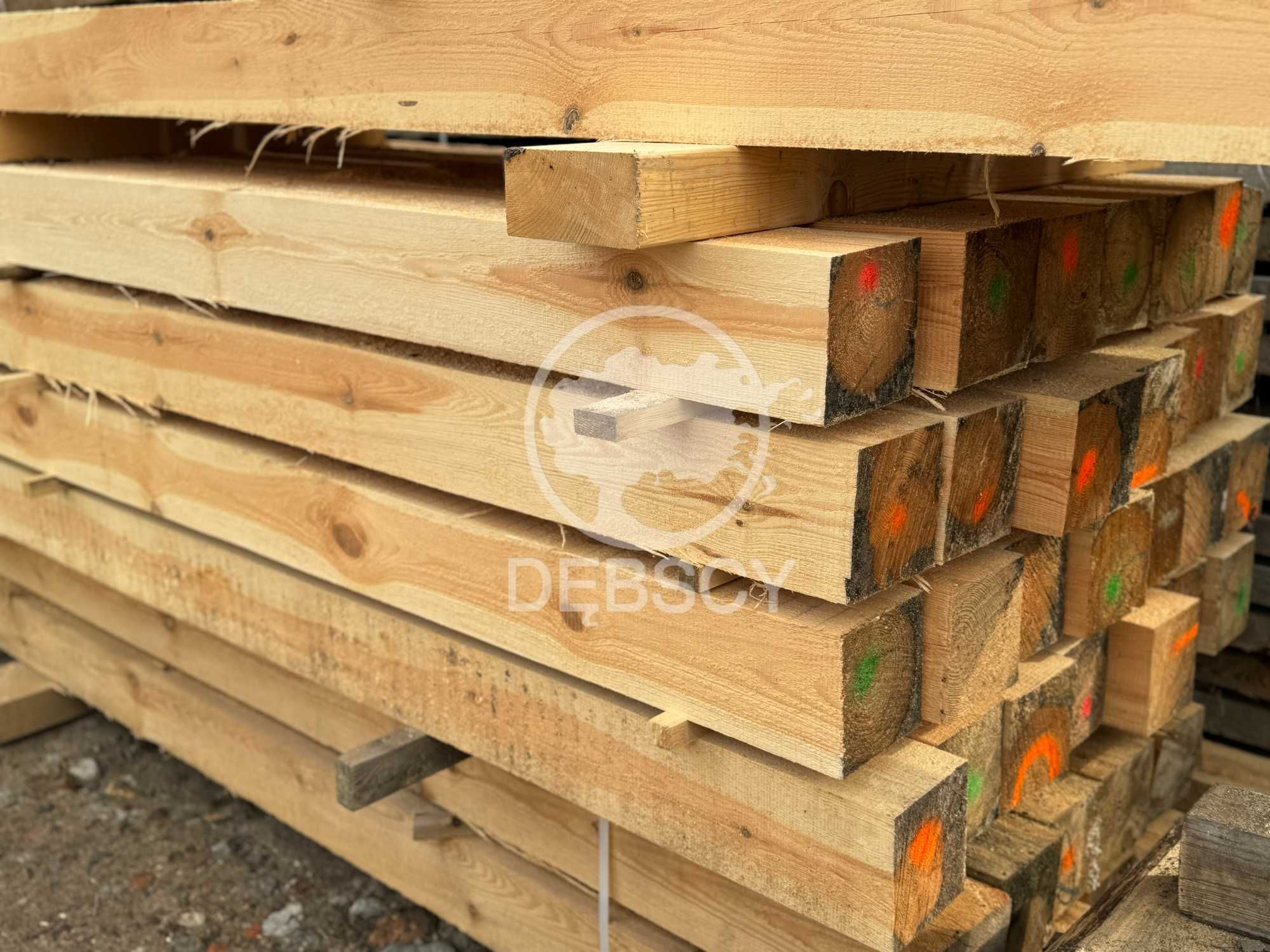Drewno konstrukcyjne krawędziaki belki