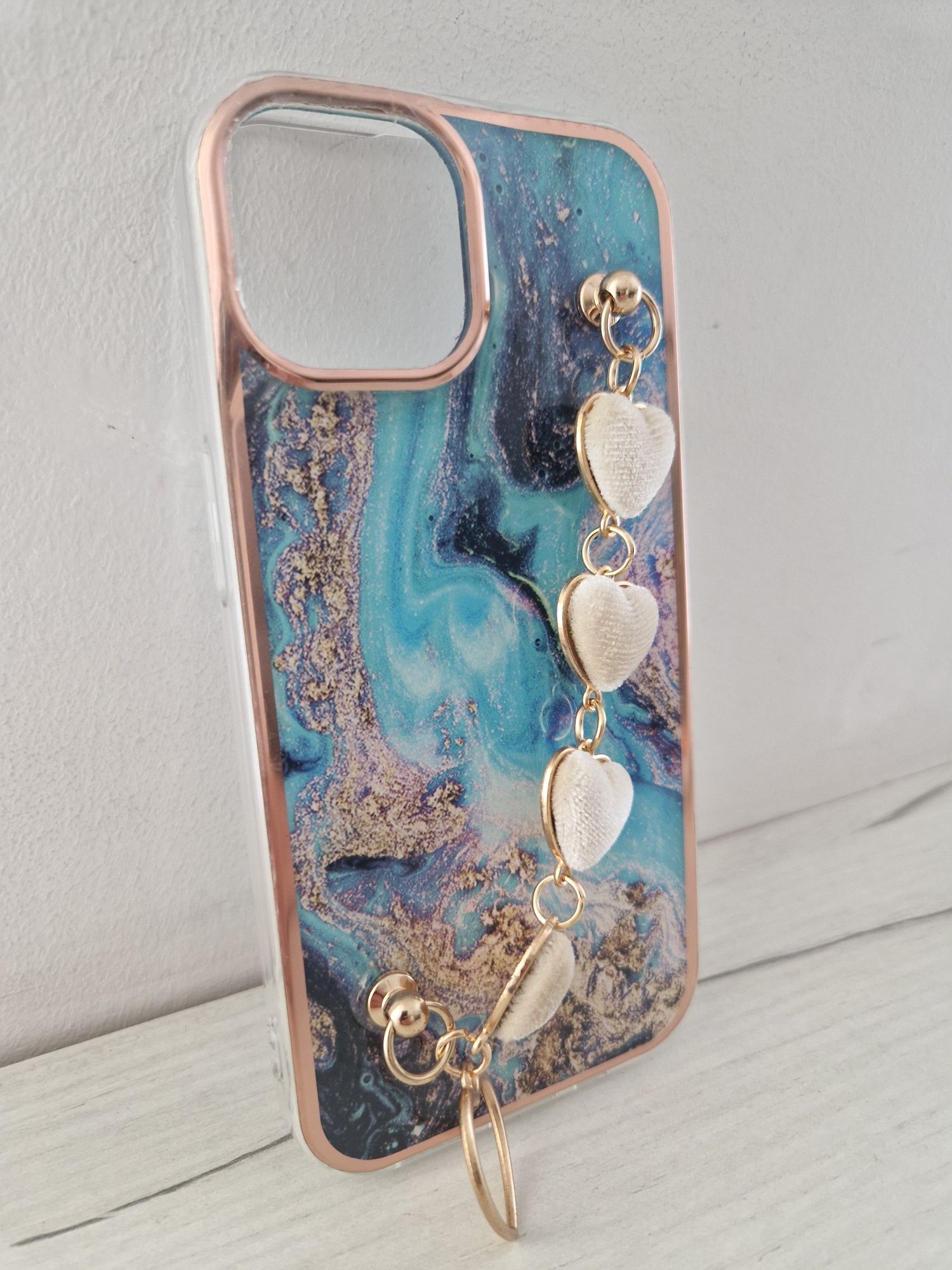 Trend Case do Iphone 15 wzór 6 niebieski