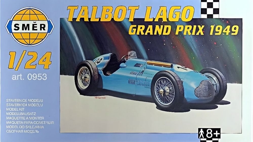 SMER 0953 samochód Talbot 1949 model do sklejania 1:24