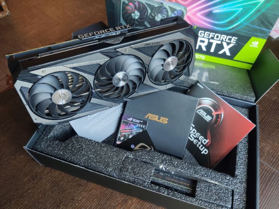 Відеокарта RTX 3070 Asus ROG Strix Gaming OC