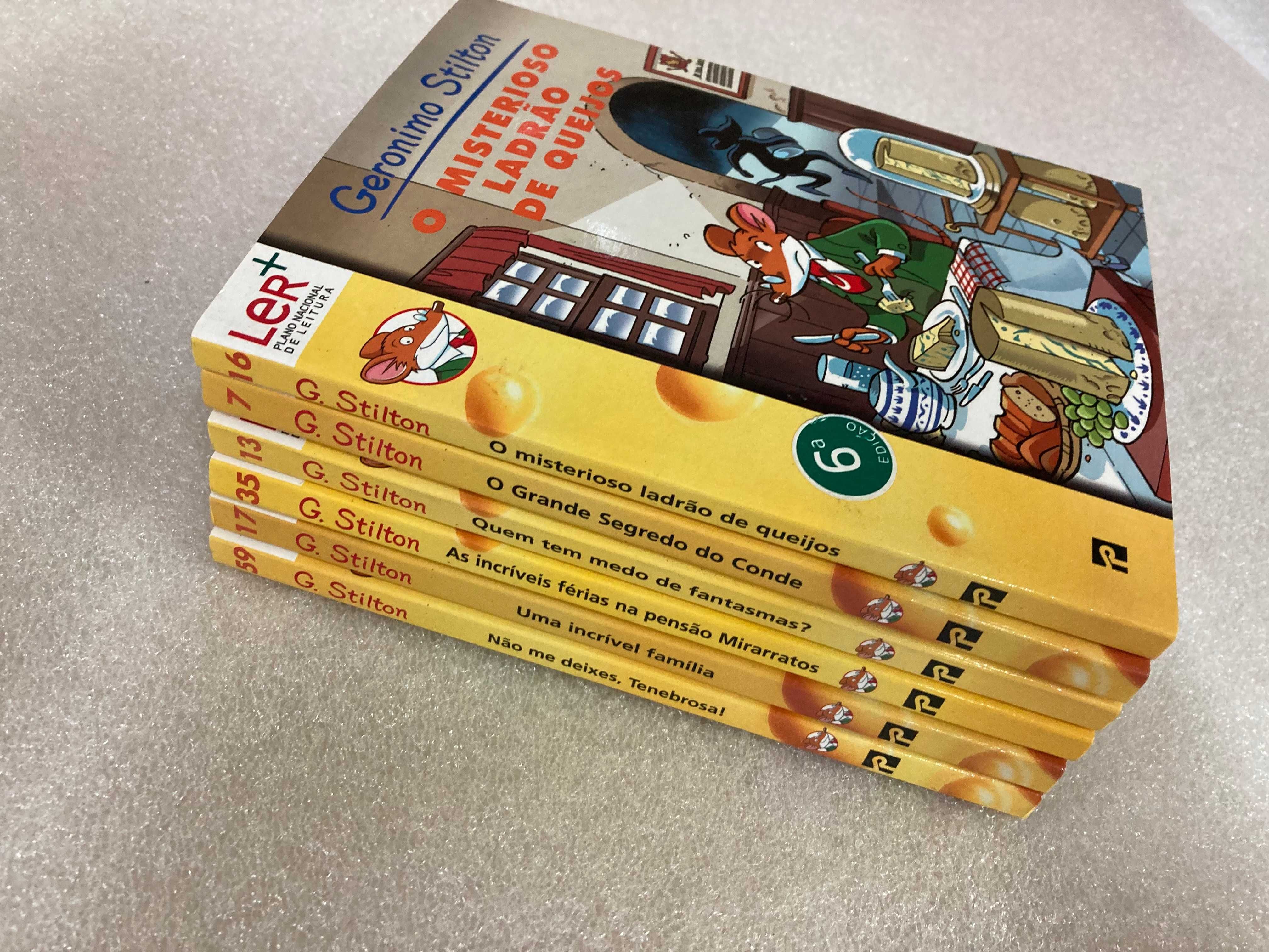 Livros da Colecção Geronimo Stilton Editorial Presença