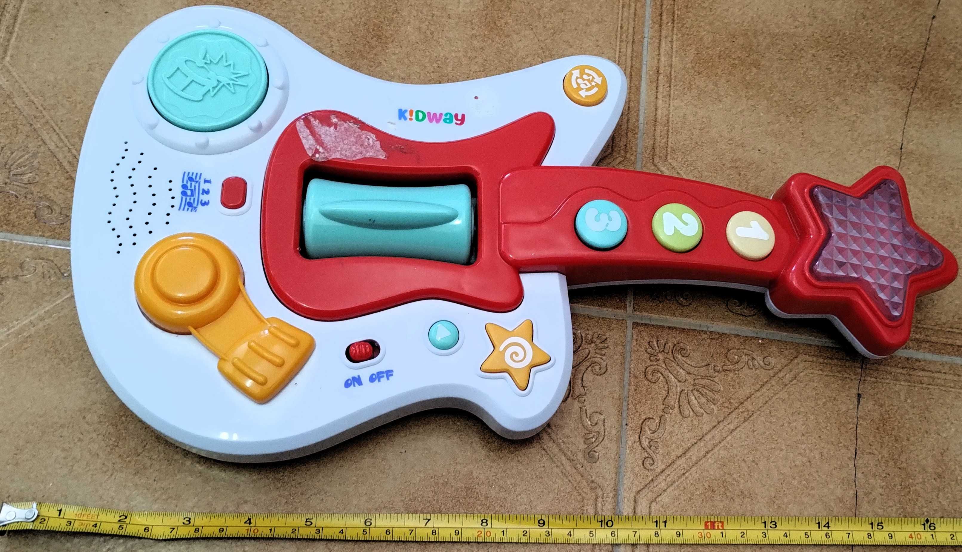 Brinquedo Electronico Guitarra Sons Musicas Criança / Bebé