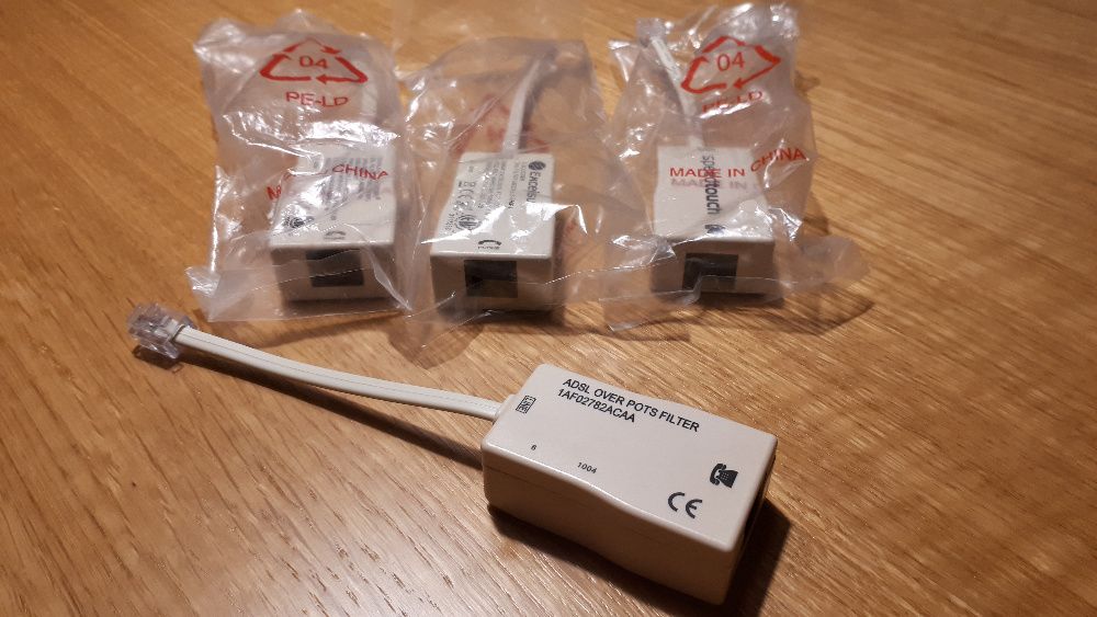 Filtr mikrofiltr telefonu ADSL - 4szt.