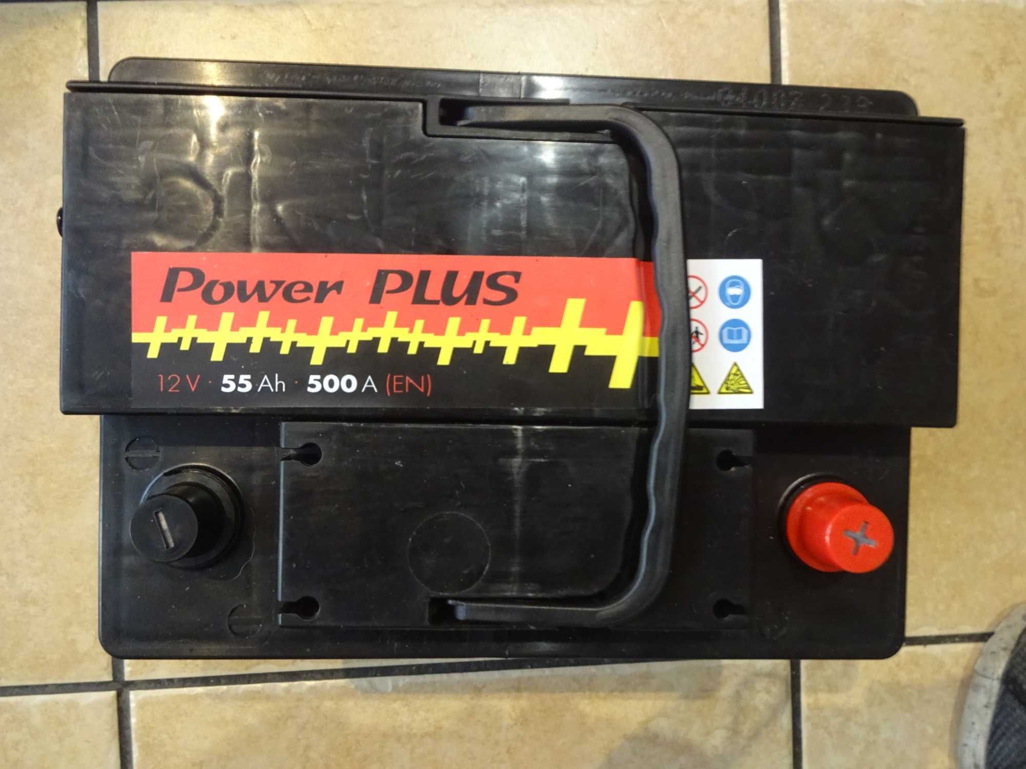 Akumulator 55Ah P+ 500A EN Power Plus