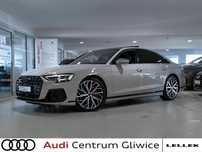 Audi S8 CyfrowyMatrix SkrętnaOŚ Dociąg B&O HUD Panorama Kam360 AktTemp Webasto