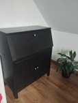 Drewniane biurko rozkładane IKEA