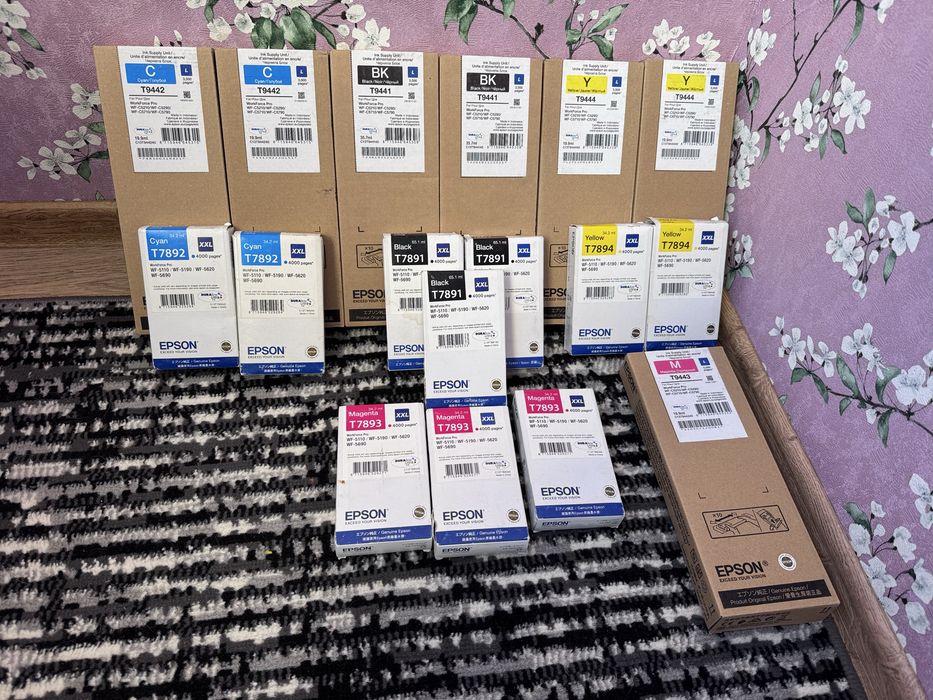 Оригинальные картриджи Epson