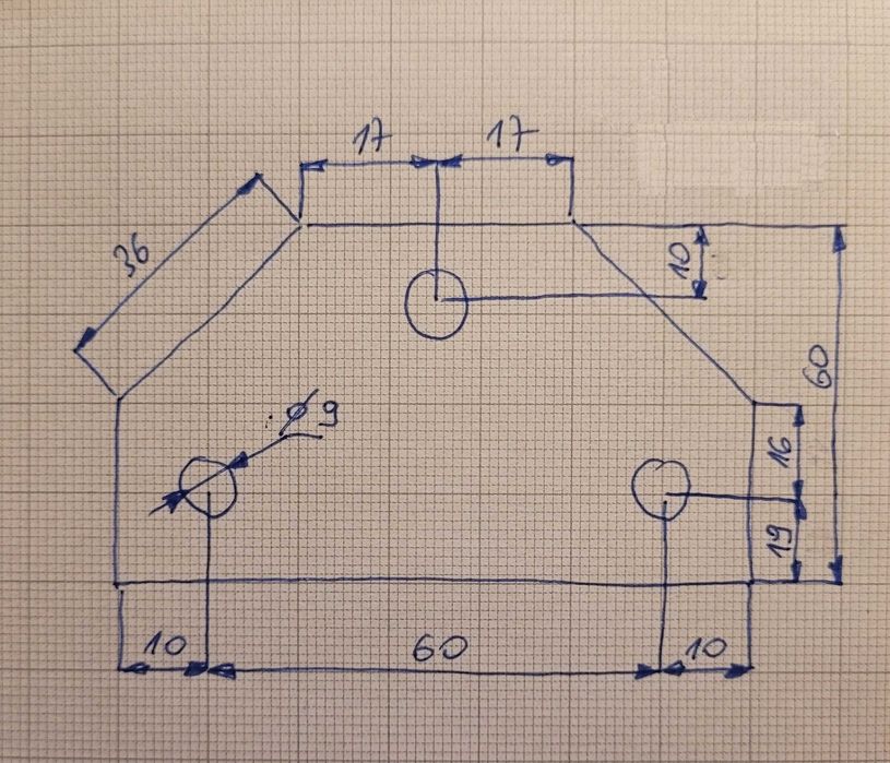 Nogi metalowe do krzesła