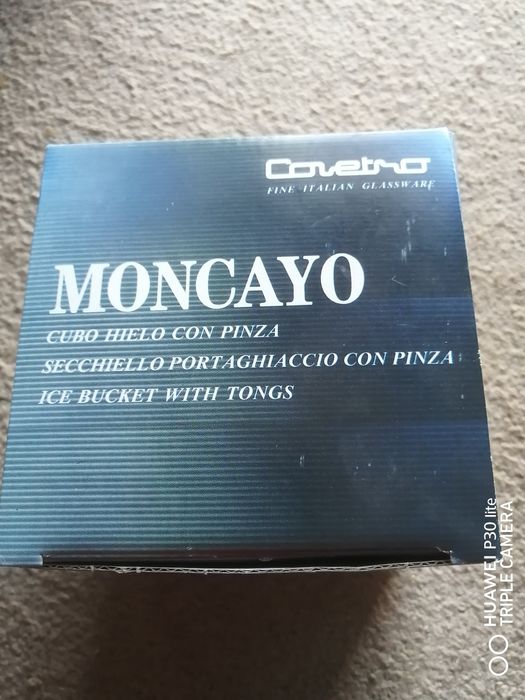 Balde de gelo com pinça novo com caixa