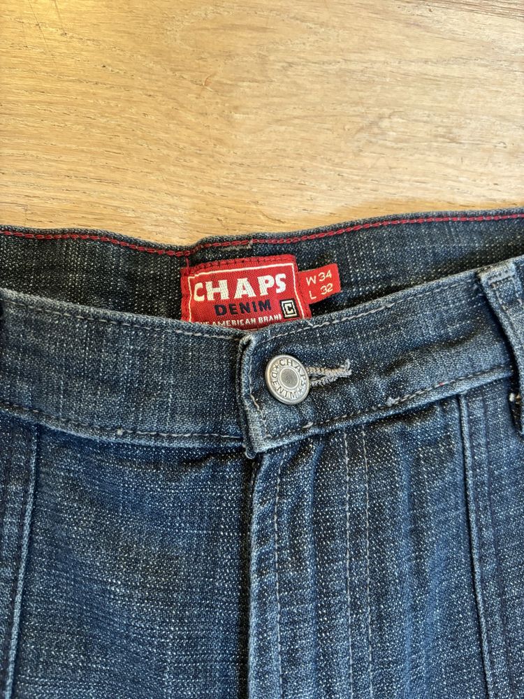 Spodnie Jeansowe Chaps rozmiar 34/32 grantowe, nowe