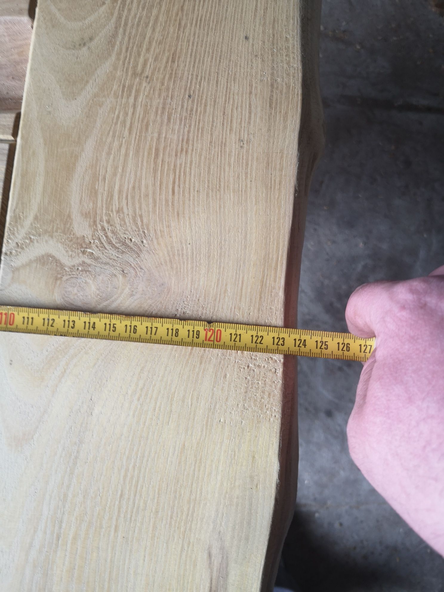 Stół Plus Ławka z Litego Drewna Akacja