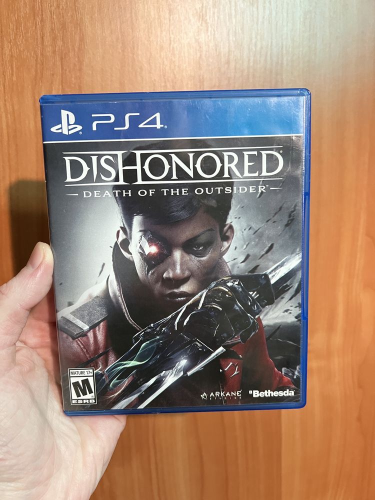 Гра Dishonored Death of the outsiders на PS4/PS5, стан нової