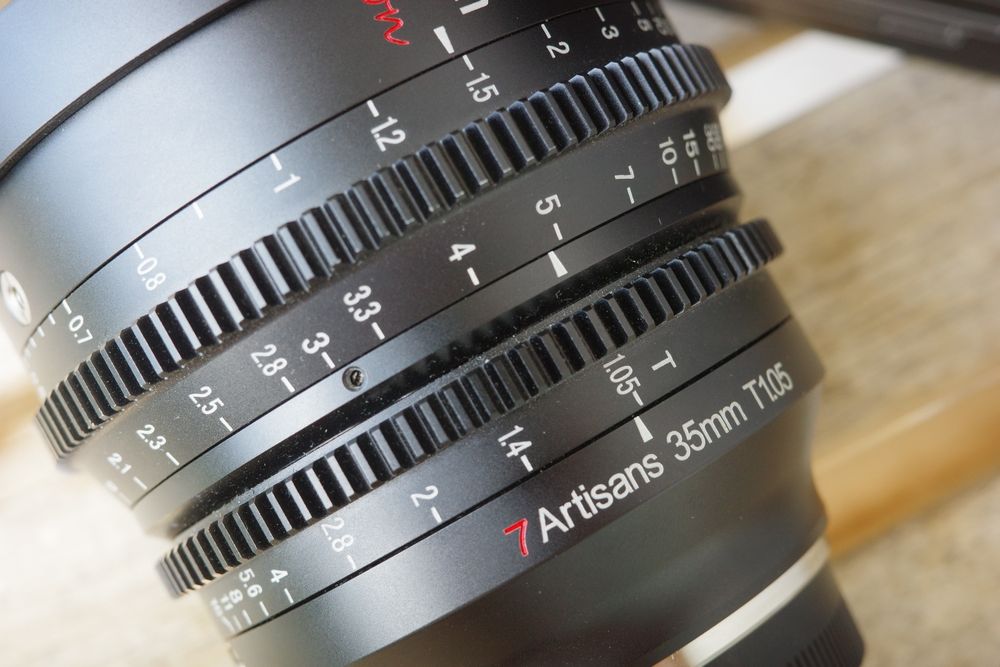 7Artisans Cine Lens 35mm T1.05 Como nova FUJI X Mount