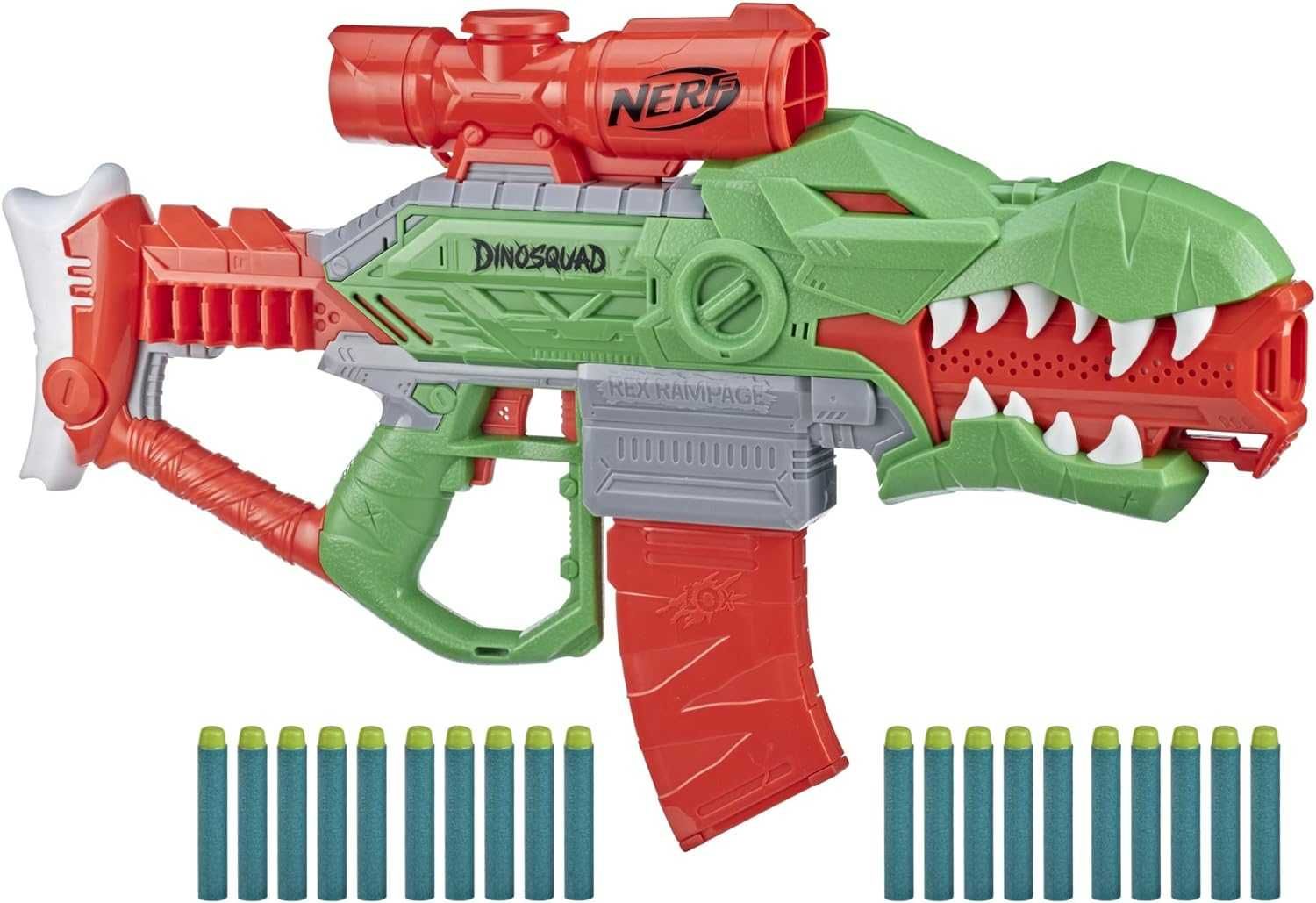 Нерф Дино Отряд Рекс Рэмпейдж Nerf DinoSquad Rex-Rampage Hasbro