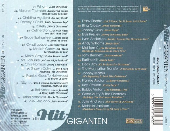 Various - Die Hit-Giganten Weihnachten