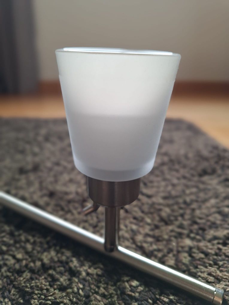 2 un / Candeeiro teto ikea / projetor 5 focos - novo preço