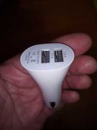 Зарядка USB от прикуривателя.