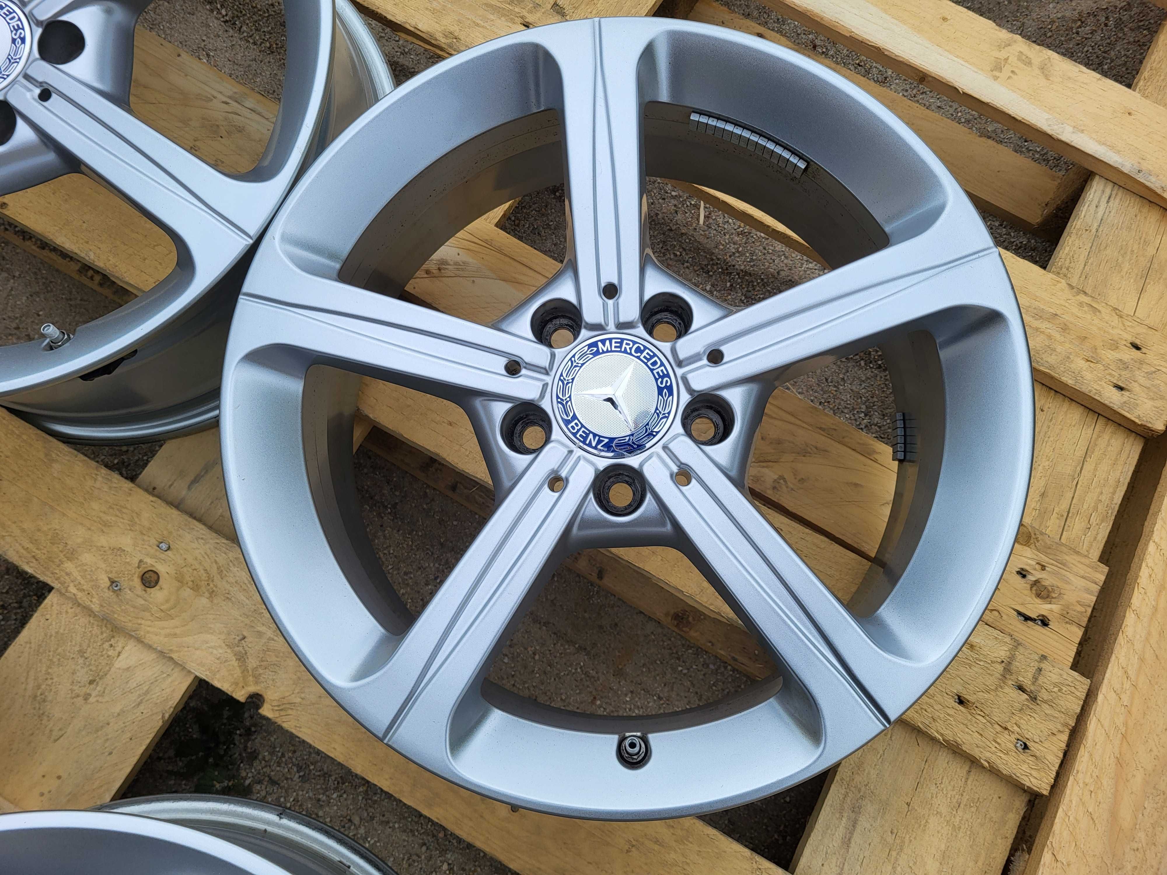 [874] Felgi aluminiowe Oryginał MERCEDES 17 Cali 5x112 ET44 +Czujniki