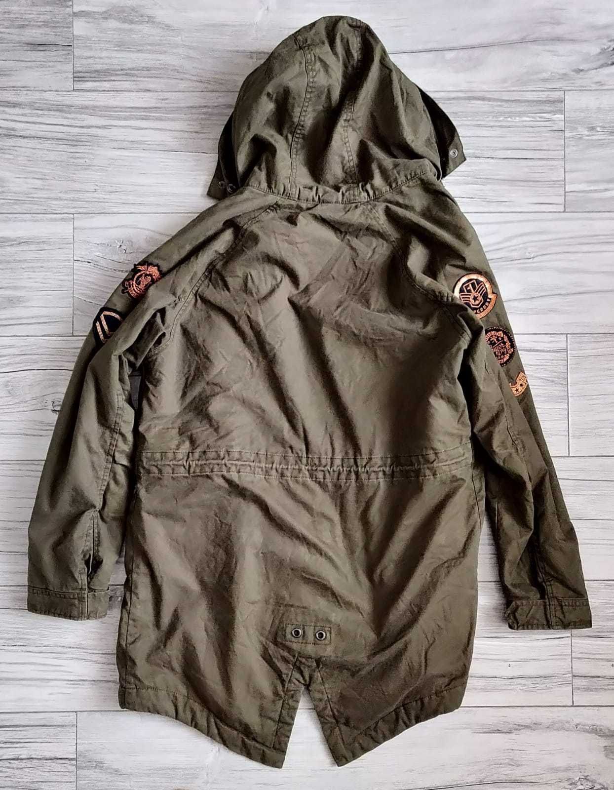 SuperDry kurtka military khaki us army M okazja Super Dry parka męska