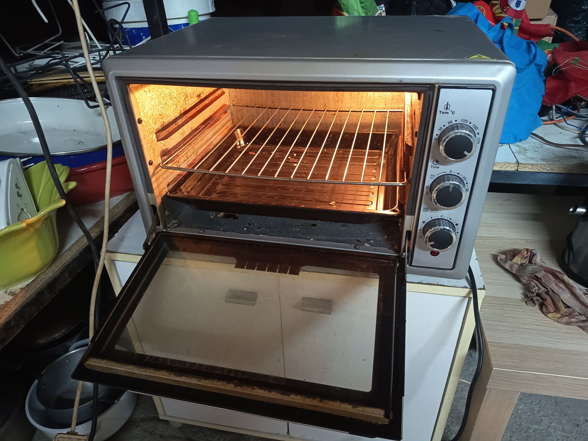 Mini Forno Electronia Silver 34 Litros.