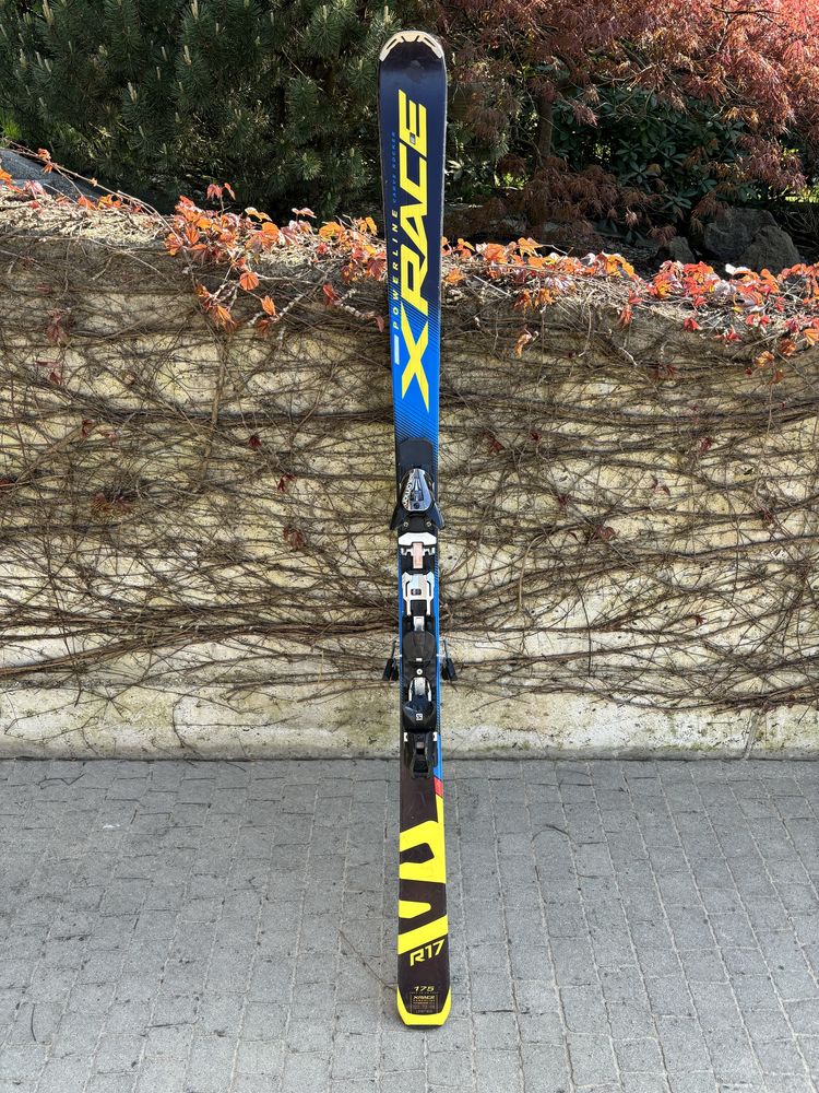 Narty Salomon X-RACE, FTF system, powerline 500, woodcore
