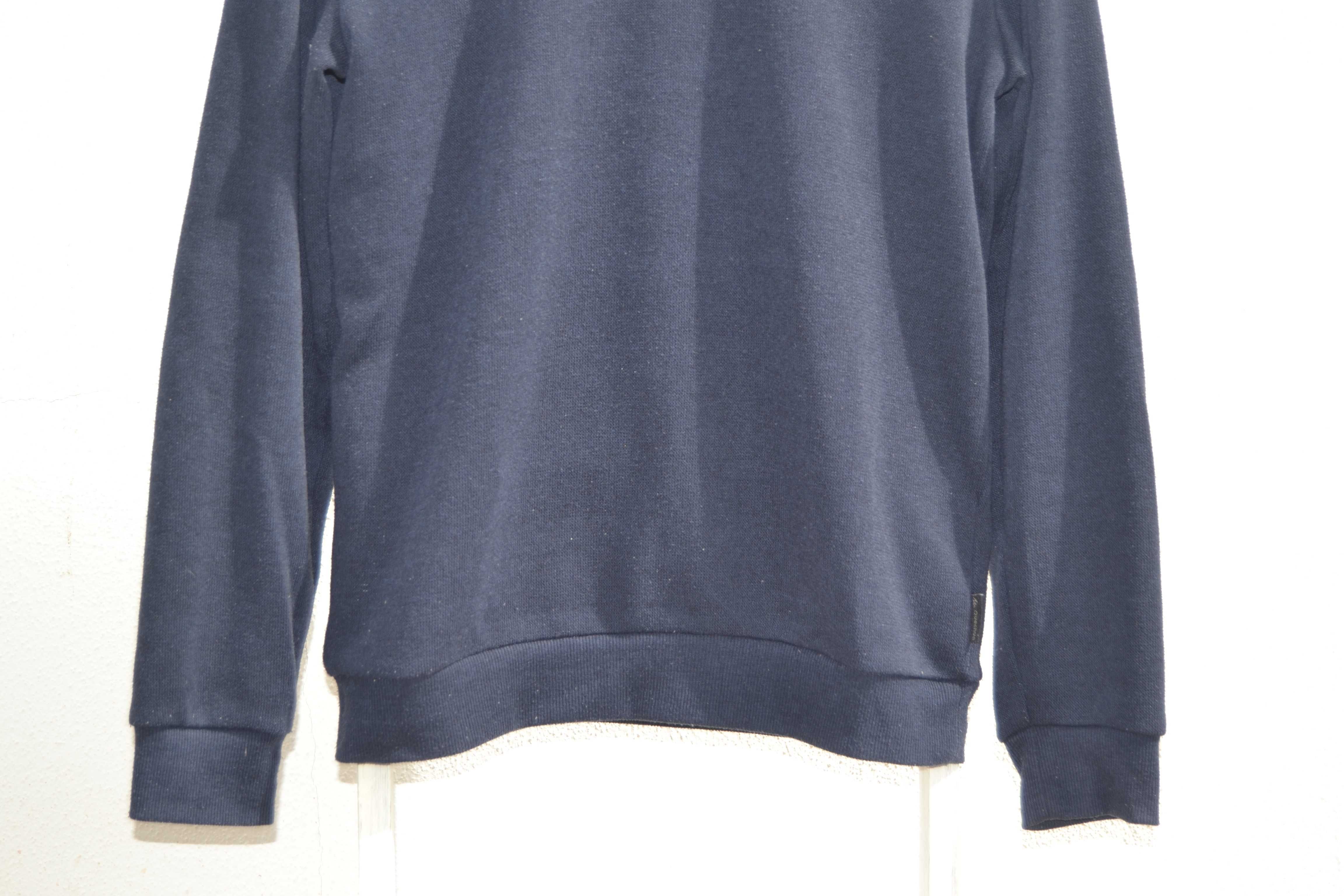 Camisola QUESHUA- decote em V Azul escuro